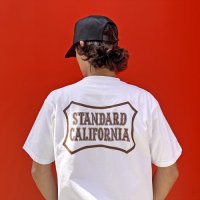  (STANDARD CALIFORNIA/スタンダードカリフォルニア) SD Heavyweight Basic Logo T■White■（メンズ）S/M/L/XLサイズ