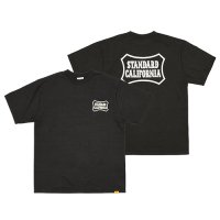   (STANDARD CALIFORNIA/スタンダードカリフォルニア) SD Heavyweight Basic Logo T■Black■（メンズ）S/M/L/XLサイズ