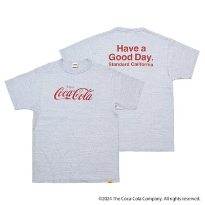 画像1:  (STANDARD CALIFORNIA/スタンダードカリフォルニア) Coca-Cola | SD 88/12 Logo T■Blue■（メンズ）M/L/XLサイズ