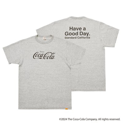 画像1:  (STANDARD CALIFORNIA/スタンダードカリフォルニア) Coca-Cola | SD 88/12 Logo T■Gray■（メンズ）M/L/XLサイズ