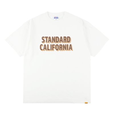 画像1: （STANDARD CALIFORNIA/スタンダードカリフォルニア）SD Heavyweight Sign Paint Logo T　ホワイト（メンズ）S/M/L/XLサイズ 