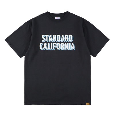 画像1: （STANDARD CALIFORNIA/スタンダードカリフォルニア）SD Heavyweight Sign Paint Logo T　ブラック（メンズ）S/M/L/XLサイズ 