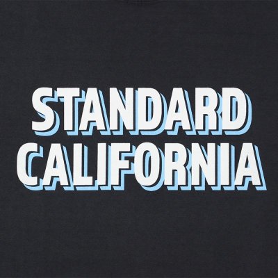 画像2: （STANDARD CALIFORNIA/スタンダードカリフォルニア）SD Heavyweight Sign Paint Logo T　ブラック（メンズ）S/M/L/XLサイズ 