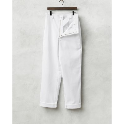 画像4: 【DEAD STOCK】 U.S. Hospital Duty White Trousers（アメリカ ホスピタル ホワイト トラウザーズ ）W34×L32