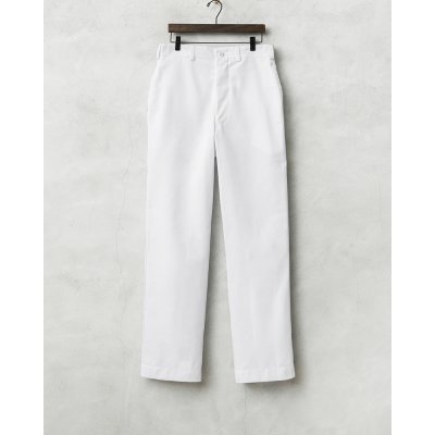 画像1: 【DEAD STOCK】 U.S. Hospital Duty White Trousers（アメリカ ホスピタル ホワイト トラウザーズ ）W34×L32