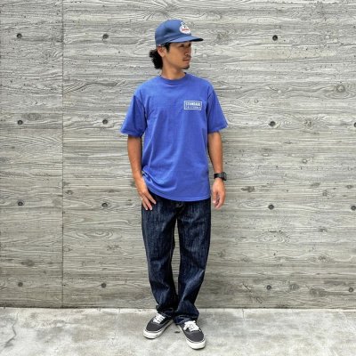 画像2:  (STANDARD CALIFORNIA/スタンダードカリフォルニア) SD Heavyweight Box Logo T■Blue■（メンズ）S/M/L/XLサイズ