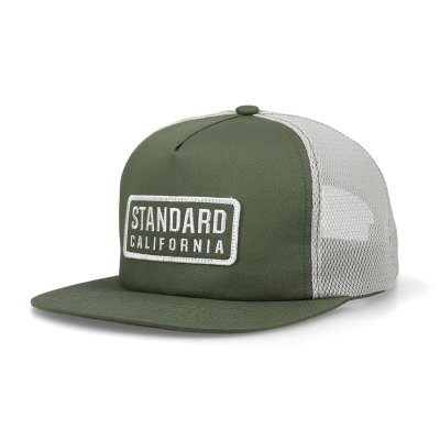 画像1:  (STANDARD CALIFORNIA/スタンダードカリフォルニア) SD Box Logo Patch Mesh Cap　オリーブ