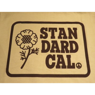 画像4:  (STANDARD CALIFORNIA/スタンダードカリフォルニア) SD Heavyweight Poppy Logo T　ベージュ（メンズ）M/L/XLサイズ