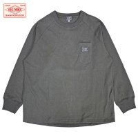 (BIG MIKE/ビッグマイク) 10OZ Sunglasses 3 Pocket L/S Tee■SUMI■（メンズ）M/L/XLサイズ