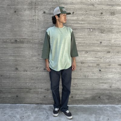 画像5: (STANDARD CALIFORNIA/スタンダードカリフォルニア) SD 88/12 Baseball T Vintage Wash■Green■（メンズ）M/L/XLサイズ