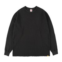 (STANDARD CALIFORNIA/スタンダードカリフォルニア) SD Waffle Thermal Long Sleeve T■Black■（メンズ）M/L/XLサイズ