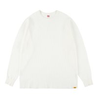 (STANDARD CALIFORNIA/スタンダードカリフォルニア) SD Waffle Thermal Long Sleeve T■White■（メンズ）M/L/XLサイズ