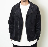  (TURN ME ON / ターンミーオン) ストレッチコーデュロイ ダブルライダースJKT(BLACK)  (MENS)M/Lサイズ