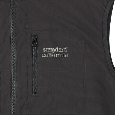 画像3: 20%OFF（STANDARD CALIFORNIA/スタンダードカリフォルニア）SD Cordura Stretch Utility Vest  Black（メンズ）M/Lサイズ