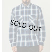 (BIG MIKE/ビッグマイク) Heavy Flannel Shirts / NVY×WHT（メンズ）M/L/XLサイズ