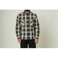 (BIG MIKE/ビッグマイク) Heavy Flannel Shirts / BLK×GRY×WHT （メンズ）M/L/XLサイズ