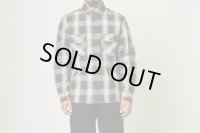 (BIG MIKE/ビッグマイク) Heavy Flannel Shirts / BLK×GRY×WHT （メンズ）M/L/XLサイズ