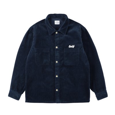 画像1: (STANDARD CALIFORNIA/スタンダードカリフォルニア) SD Corduroy Shirt Jacket  Navy（メンズ）M/Lサイズ