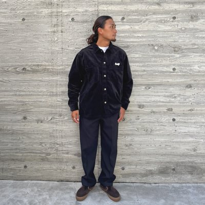 画像2: (STANDARD CALIFORNIA/スタンダードカリフォルニア) SD Corduroy Shirt Jacket  Black（メンズ）M/Lサイズ