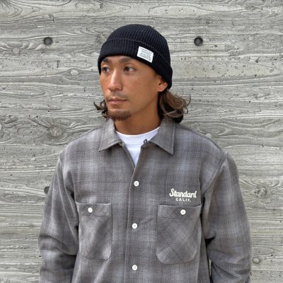 画像4: (STANDARD CALIFORNIA/スタンダードカリフォルニア) SD Cotton Watch Cap　ブラック