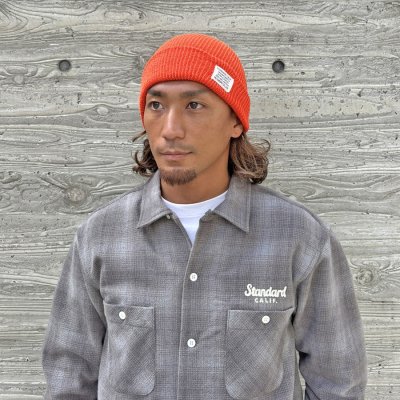 画像2: (STANDARD CALIFORNIA/スタンダードカリフォルニア) SD Cotton Watch Cap　オレンジ