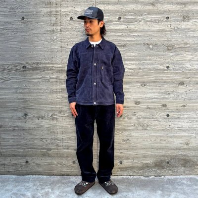 画像2: （STANDARD CALIFORNIA/スタンダードカリフォルニア）SD Leather Jacket S996　Navy（メンズ）40/42/44/46サイズ