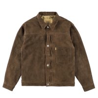 （STANDARD CALIFORNIA/スタンダードカリフォルニア）SD Leather Jacket S996　Brown（メンズ）40/42/44/46サイズ