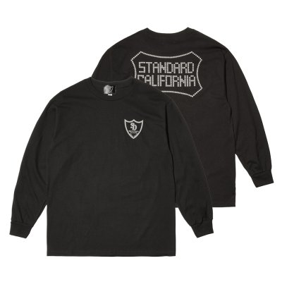 画像1: (STANDARD CALIFORNIA/スタンダードカリフォルニア) HTC × SD Logo Long Sleeve T■Black■（メンズ）M/L/XLサイズ