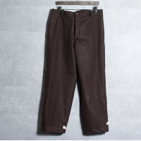 【DEAD STOCK】Italian Army Wool Hospital pants イタリア軍 プリズナー ホスピタルパンツ ブラウン