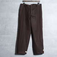 【DEAD STOCK】Italian Army Wool Hospital pants イタリア軍 プリズナー ホスピタルパンツ ブラウン