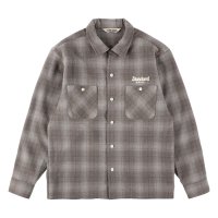 (STANDARD CALIFORNIA/スタンダードカリフォルニア) SD Wool Check Shirt  Charcoal（メンズ）M/Lサイズ