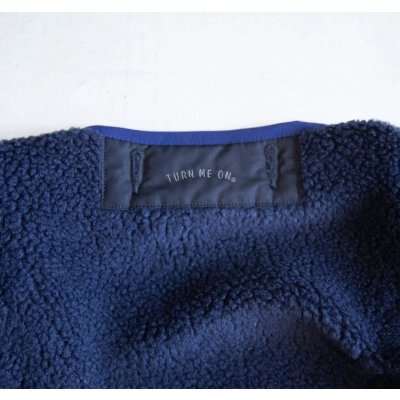 画像12:  SALE20%OFF (TURN ME ON / ターンミーオン) シープボアZIPブルゾン(NAVY)  (MENS)M/Lサイズ
