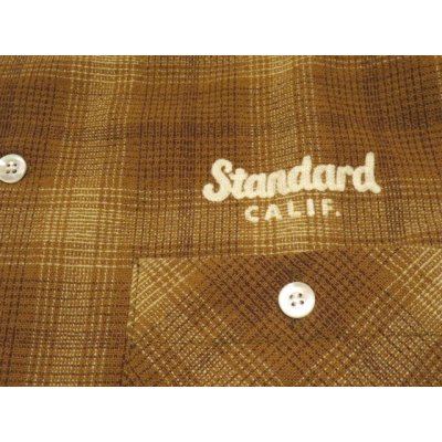 画像3: (STANDARD CALIFORNIA/スタンダードカリフォルニア) SD Wool Check Shirt  Brown（メンズ）M/Lサイズ