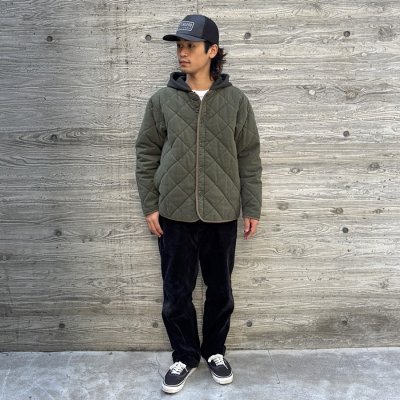 画像2: （STANDARD CALIFORNIA/スタンダードカリフォルニア）SD Quilted Jacket　(Olive)（メンズ）M/Lサイズ