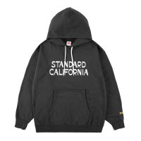  スタンダードカリフォル二ア（STANDARD CALIFORNIA) Jeff for SD Logo Hood Sweat■Black■（メンズ）M/L/XLサイズ 