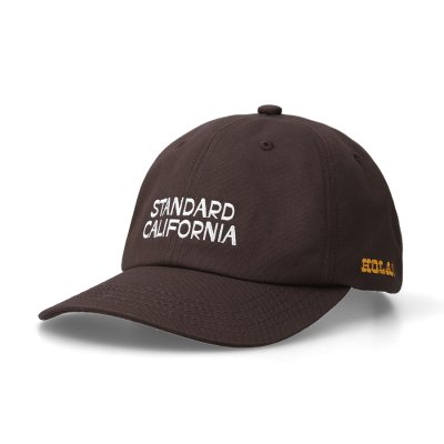 画像1:  (STANDARD CALIFORNIA/スタンダードカリフォルニア) Jeff for SD Logo Baseball Cap　ブラウン