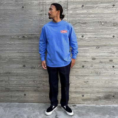 画像2: (STANDARD CALIFORNIA/スタンダードカリフォルニア) SD Heavyweight Stadium Logo Long Sleeve T■Blue■（メンズ）S/M/L/XLサイズ