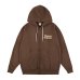 画像1:  スタンダードカリフォル二ア（STANDARD CALIFORNIA) SD US Cotton Script Logo Zip Hood Sweat■Brown■（メンズ）M/L/XLサイズ  (1)