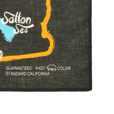 画像3: STANDARD CALIFORNIA/スタンダードカリフォルニア　 SD Cal Map Bandana　ブラック