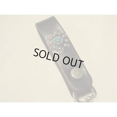 画像5: HTC（Hollywood Trading Company）HTC Wallet Chain #Flower Turquoise　ブラック