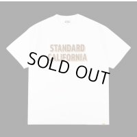 20%OFF（STANDARD CALIFORNIA/スタンダードカリフォルニア）SD Heavyweight Sign Paint Logo T　ホワイト（メンズ）S/M/L/XLサイズ 