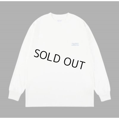 画像1: (STANDARD CALIFORNIA/スタンダードカリフォルニア) SD Tech Dry Active Logo Pocket Long Sleeve T■White■（メンズ）M/Lサイズ