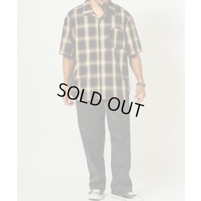 画像2: (BIG MIKE/ビッグマイク) Rayon Mix Ombre Check Shirts / BLK×BRN （メンズ）M/Lサイズ