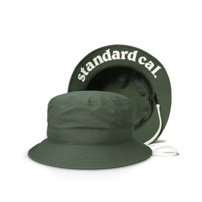画像1:  (STANDARD CALIFORNIA/スタンダードカリフォルニア) SD Active Logo Hat　グリーン