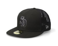 （STANDARD CALIFORNIA/スタンダードカリフォルニア）NEW ERA / SD 59FIFTY Logo Mesh Cap　ブラック