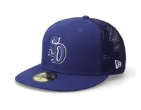 （STANDARD CALIFORNIA/スタンダードカリフォルニア）NEW ERA / SD 59FIFTY Logo Mesh Cap　ブルー