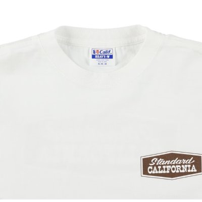 画像4:  (STANDARD CALIFORNIA/スタンダードカリフォルニア) SD Heavyweight Stadium Logo T■White■（メンズ）S/M/L/XLサイズ