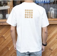 TURN ME ON（ターンミーオン) GOOD TURN GOOD DAYS（WHITE)　(MENS)M/Lサイズ