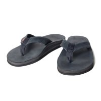 （STANDARD CALIFORNIA/スタンダードカリフォルニア） Rainbow Sandals / SD Mens 302ALTS Premier Leather　ネイビー