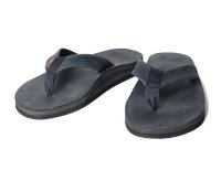 （STANDARD CALIFORNIA/スタンダードカリフォルニア） Rainbow Sandals / SD Mens 302ALTS Premier Leather　ネイビー